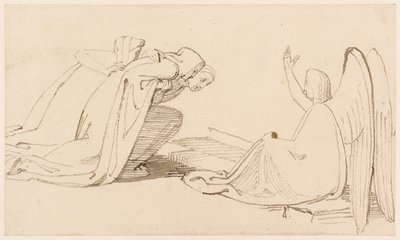 Three Marys at the Sepulchre by John Flaxman